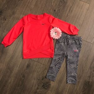 Baby girl Nike DRI-FIT outfit